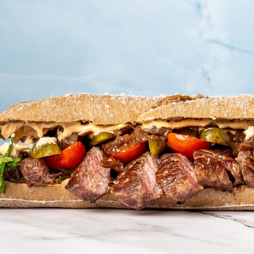 Lux. MIVI's Steak Sandwich