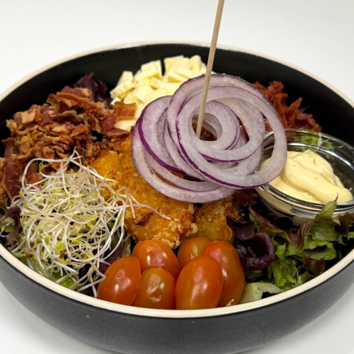 Chrispy chicken salat