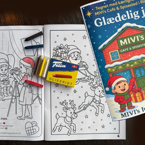Jule malerbog til børn i Ringe og omegn