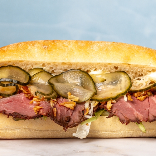 Sandwich med roastbeef