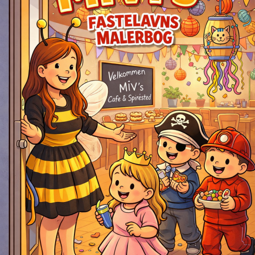 Gratis fastelavns malerbog