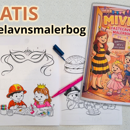 Fastelavn hos MIVI's café & spisested