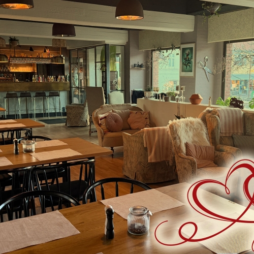 Valentin middag hos MIVI's café & spisested