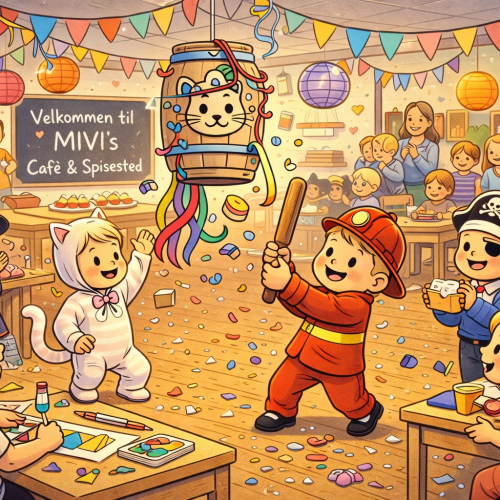 Børne fastelavn hos MIVI's