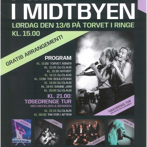 Midtfyns i Midtbyen - musik på Torvet i Ringe