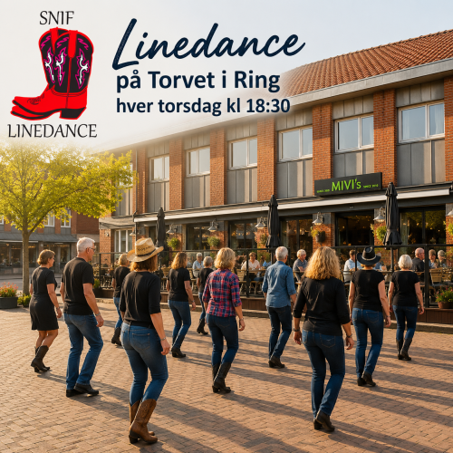 Snif Linedance på Torvet i Ringe