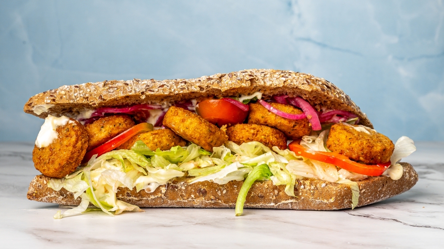 Sandwich - vegetar med falafel