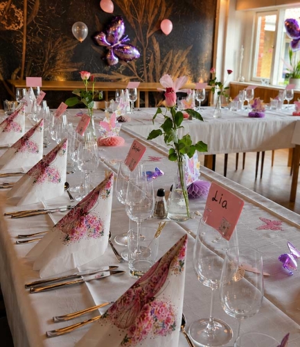 Konfirmation bordopdækning