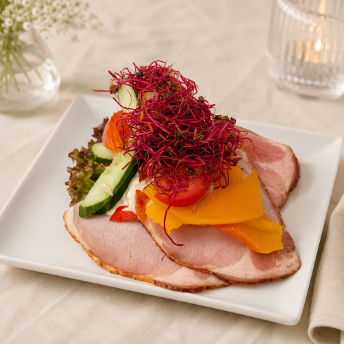 Hamburgerryg smørrebrød