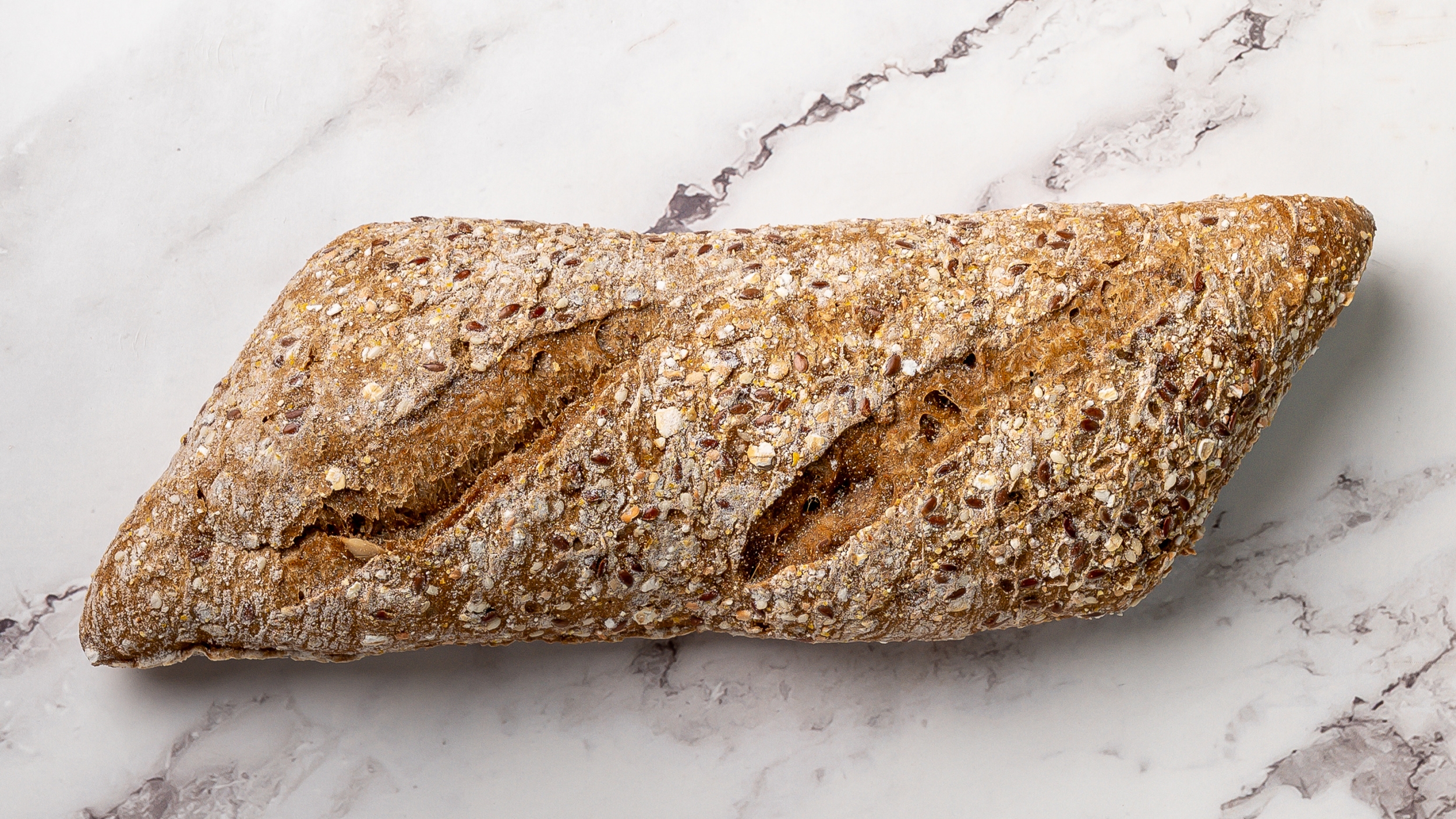 Sandwich brød - stor mørkt